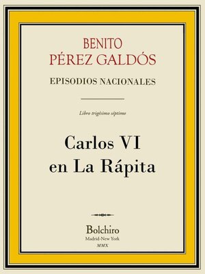cover image of Carlos VI en la Rápita (Episodios Nacionales--4ª Serie--VII novela)